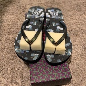 Tory Burch flip flops, NWT